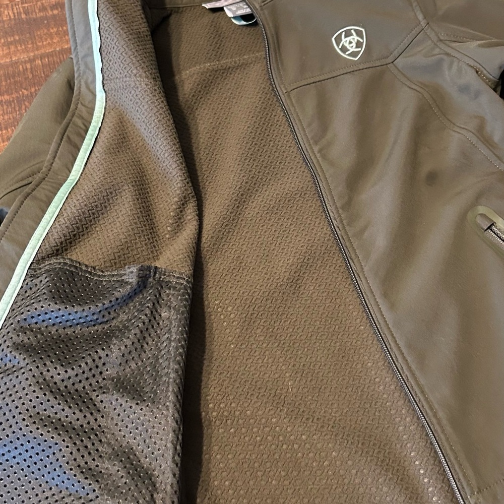 Ariat Dark Green Softshell Jacket - image 2